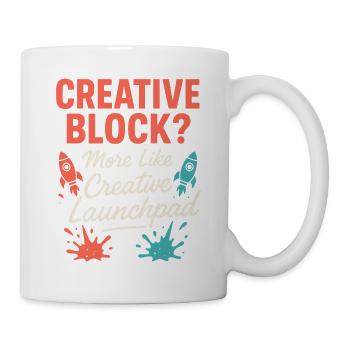 Creative Mindset, Artist Humor, More Chaos - Mug - white - Right
