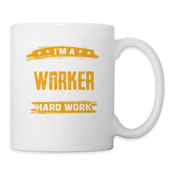 Ouvrier de la construction Dire Chemise - Mug blanc - blanc - Droite