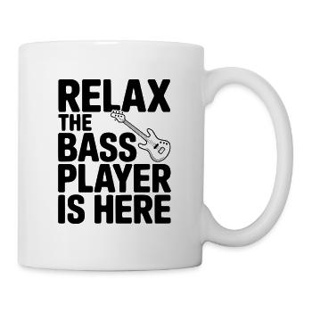Relax the Bass Player is Here - Mug - white - Right