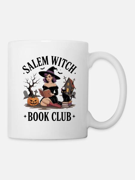 Salem Hexen-Buchclub - Tasse - Weiß