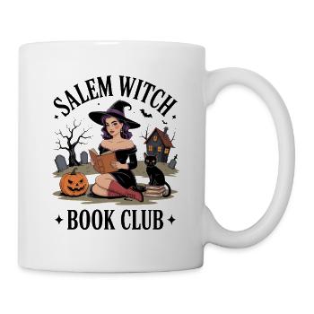 Witch Reading Night Book Club - Mug - white - Right