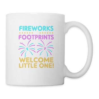 Gender Reveal Neues Jahr - Tasse - Weiß - Rechts