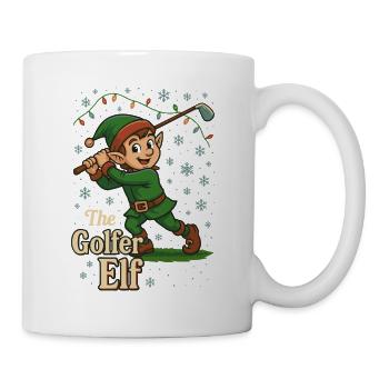 The Golfer Elf Funny Golf Player Design - Mug - white - Right