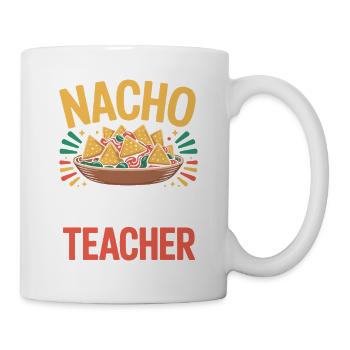 Nacho Average Teacher Mexique Professeur de cuisine - Mug blanc - blanc - Droite
