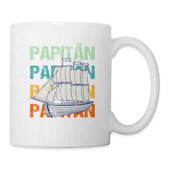 PAPITÄN Sailing Ship / Father, Daddy - Mug - white - Right