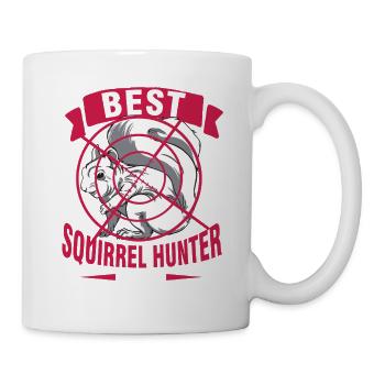 Chasseur d’écureuils Rat arboricole - Mug blanc - blanc - Droite