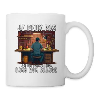 I Can't I Have Stuff to Do in My Garage - Mug - white - Right