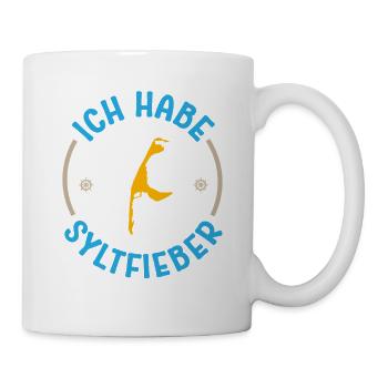 Vacances à la mer du Nord HAVE SYLT FEVER Drôle - Mug blanc - blanc - Droite