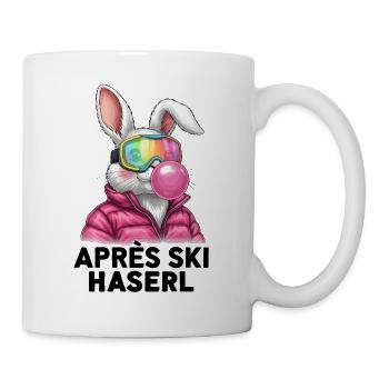 Après-ski bunny pink bunny - Mug - white - Right