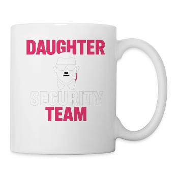 Daughter Security Team Father Protection - Mug - white - Right