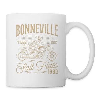 Bonneville Salt Flats Moto Anniversaire 1992 - Mug blanc - blanc - Droite