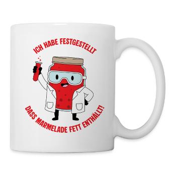 Laborjam Enthüllt Fett - Tasse - Weiß - Rechts