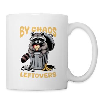 Funny Raccoon - Tasse - Weiß - Rechts