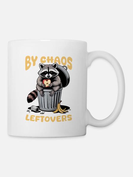 Funny Raccoon - Mug - white
