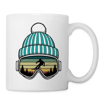 Retro Apres Ski Party Crew Snow Skiing Ski - Mug - white - Right
