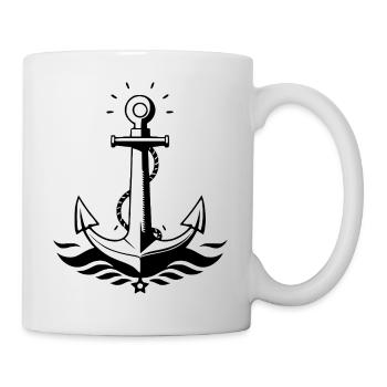 Anchor Seaman Sailor Naordgermany Gift - Mug - white - Right