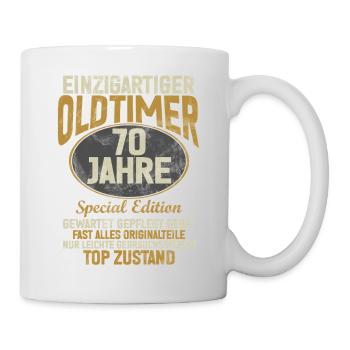 70 Years Unique Classic 70th Birthday - Mug - white - Right