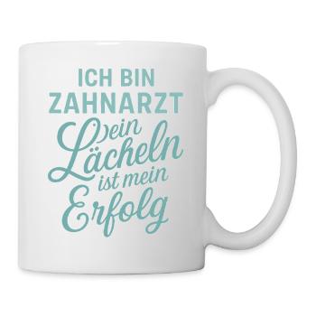 Je suis dentiste Votre sourire est ma réussite - Mug blanc - blanc - Droite