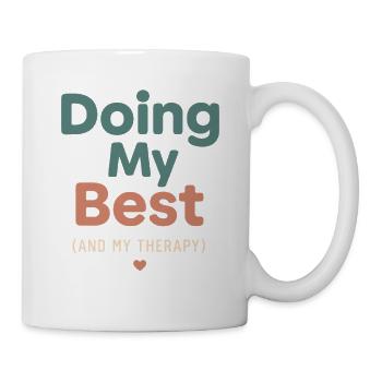 Self Care, Healing In Progress, Rest, Soft - Mug - white - Right