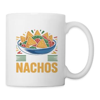 Tortilla Taco Mexikanisches Essen Nachos - Tasse - Weiß - Rechts