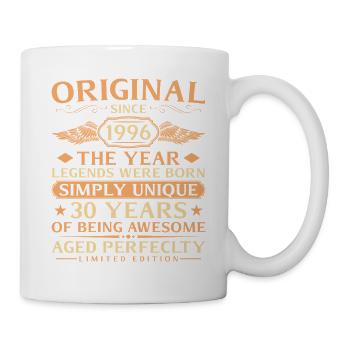 Original 1996 Vintage - 30th Birthday - Mug - white - Right