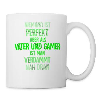 Gamer Gamer Nerd Father Saying Father's Day Funny - Mug - white - Right