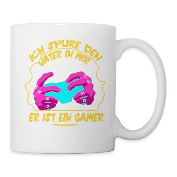 Dad Dad Gamer Gamer Gamer Gaming - Mug - white - Right