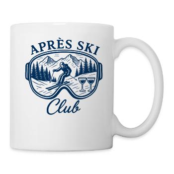 Après Ski Club Skiing Winter Party Holiday - Mug - white - Right