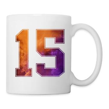 NON. 15 NUMÉRO 15 COLLÈGE 15E ANNIVERSAIRE - Mug blanc - blanc - Droite