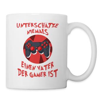 Fête des Pères Père Gamer Jeux Vidéo Papa - Mug blanc - blanc - Droite
