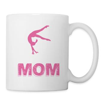 Gymnastics Mom Silhouette - Mug - white - Right
