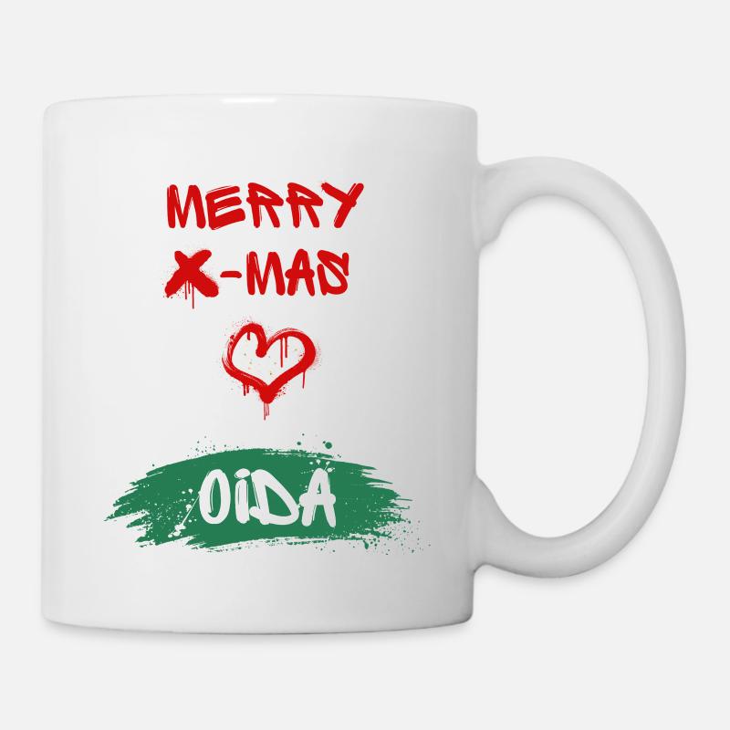 Xmas, Oida - Tasse - Weiß