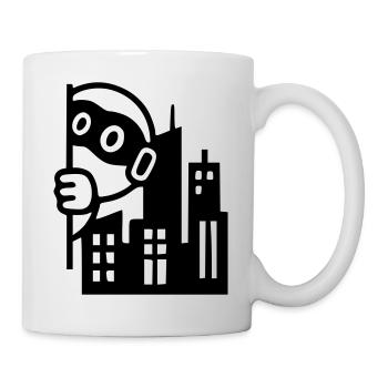 Urbaner Held | Rebell in der Großstadt - Tasse - Weiß - Rechts