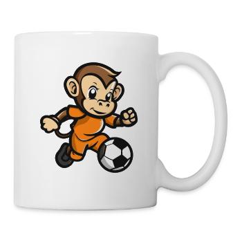 Monkey Comic Football - Mug - white - Right