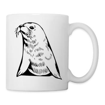 Seal Seal T-shirt Gift Northern Germany - Mug - white - Right