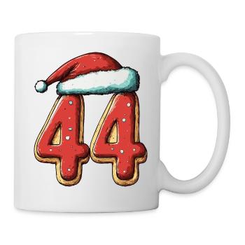 44 Numéro Biscuit Noël - Mug blanc - blanc - Droite
