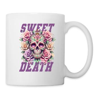 Flowers Skull Beauty Bloom - Mug - white - Right