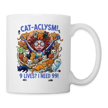 Crazy Cats Woman - CAT-ACLYSM! - Mug - white - Right