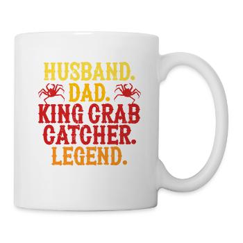 Alaska King Crab Father Husband - Mug - white - Right