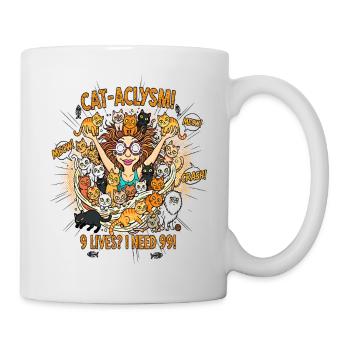 CAT-ACLYSM! 99 Cats Chaos - Comic - Mug - white - Right