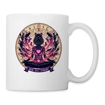 My Soul Purrs - Mystic Cat - Mug - white - Right