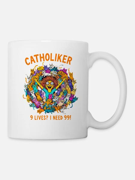 Katzoholiker - Nur noch eine Katze! - Tasse - Weiß