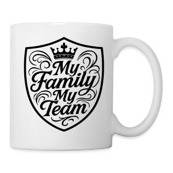 Family My Team Coat of Arms - Mug - white - Right