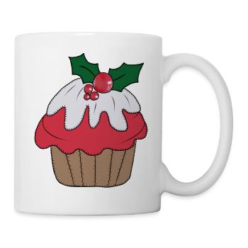 Weihnachtsmuffin - Tasse - Weiß - Rechts