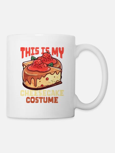 Kuchen - Tasse - Weiß