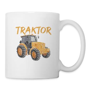 Landwirt Bauernhof Farmer Bauer Traktor - Tasse - Weiß - Rechts