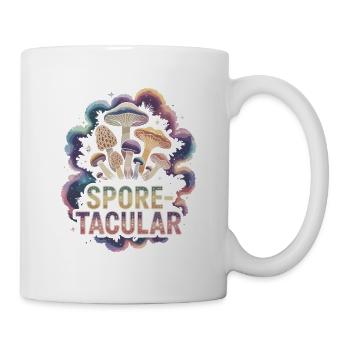 Mushroom Spore-tacular Funny Mycology - Mug - white - Right