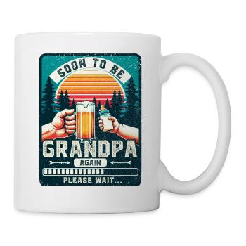 Werdender Opa loading zukünftiger Großvater - Tasse - Weiß - Rechts