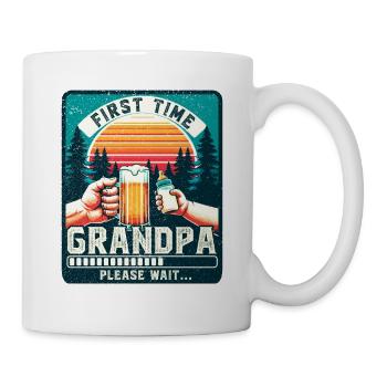 Grandpa-to-be future grandfather for the first time - Mug - white - Right