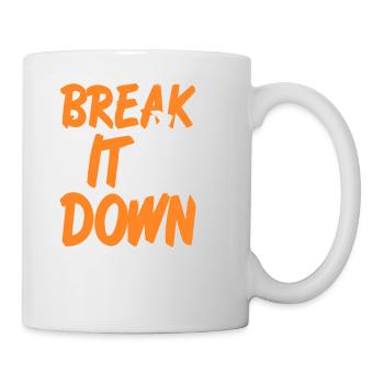 Break It Down Rhythm Motion Dance Power - Tasse - Weiß - Rechts